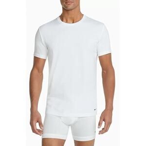 Nike Everyday Cotton Stretch Crew Neck Undershirt 2 Pack Men Size M Medium